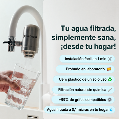 Filtro Aguapuura para el grifo